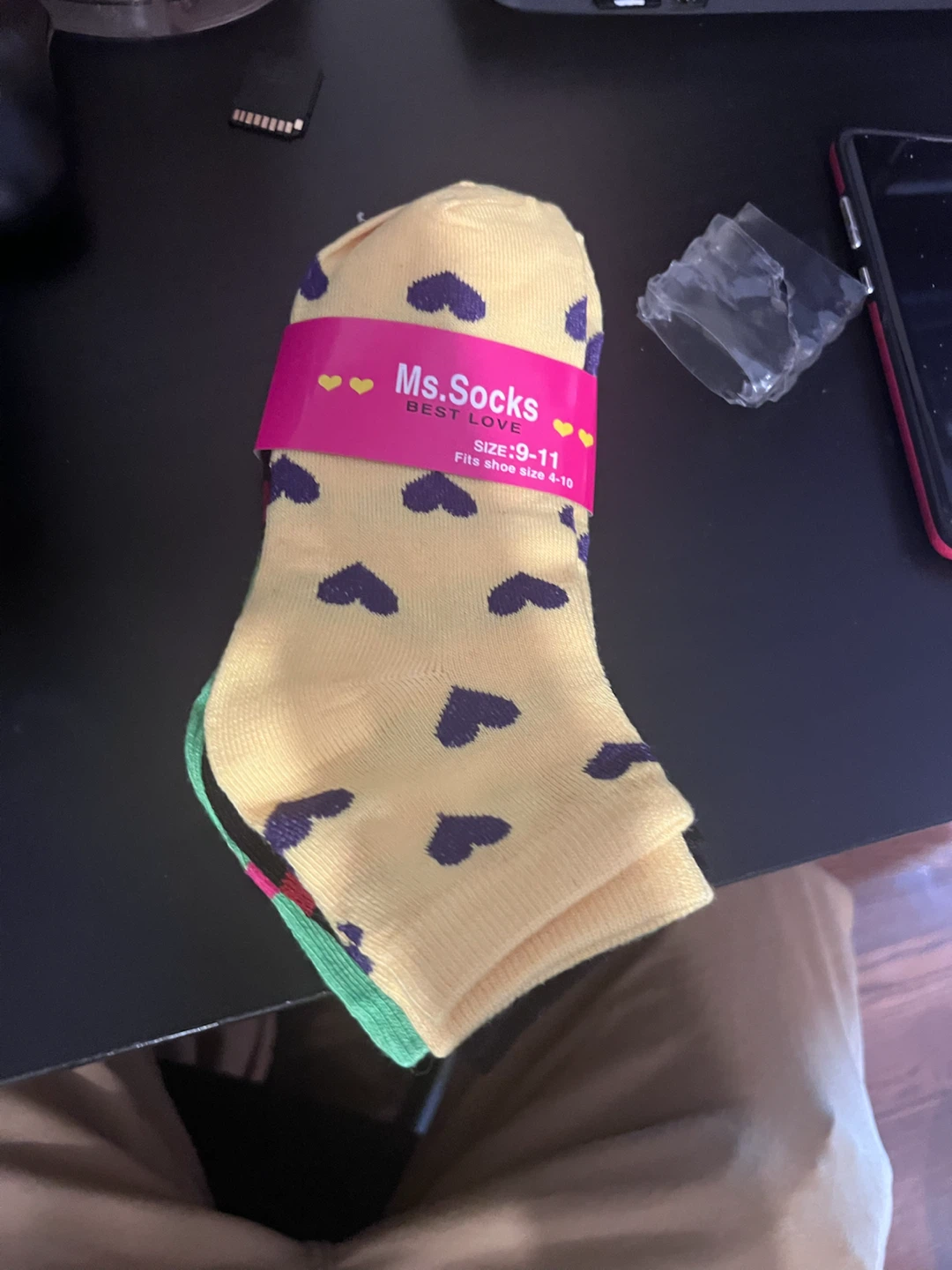 Ms. Socks Ankle Socks - Size 9-11 medias para niña