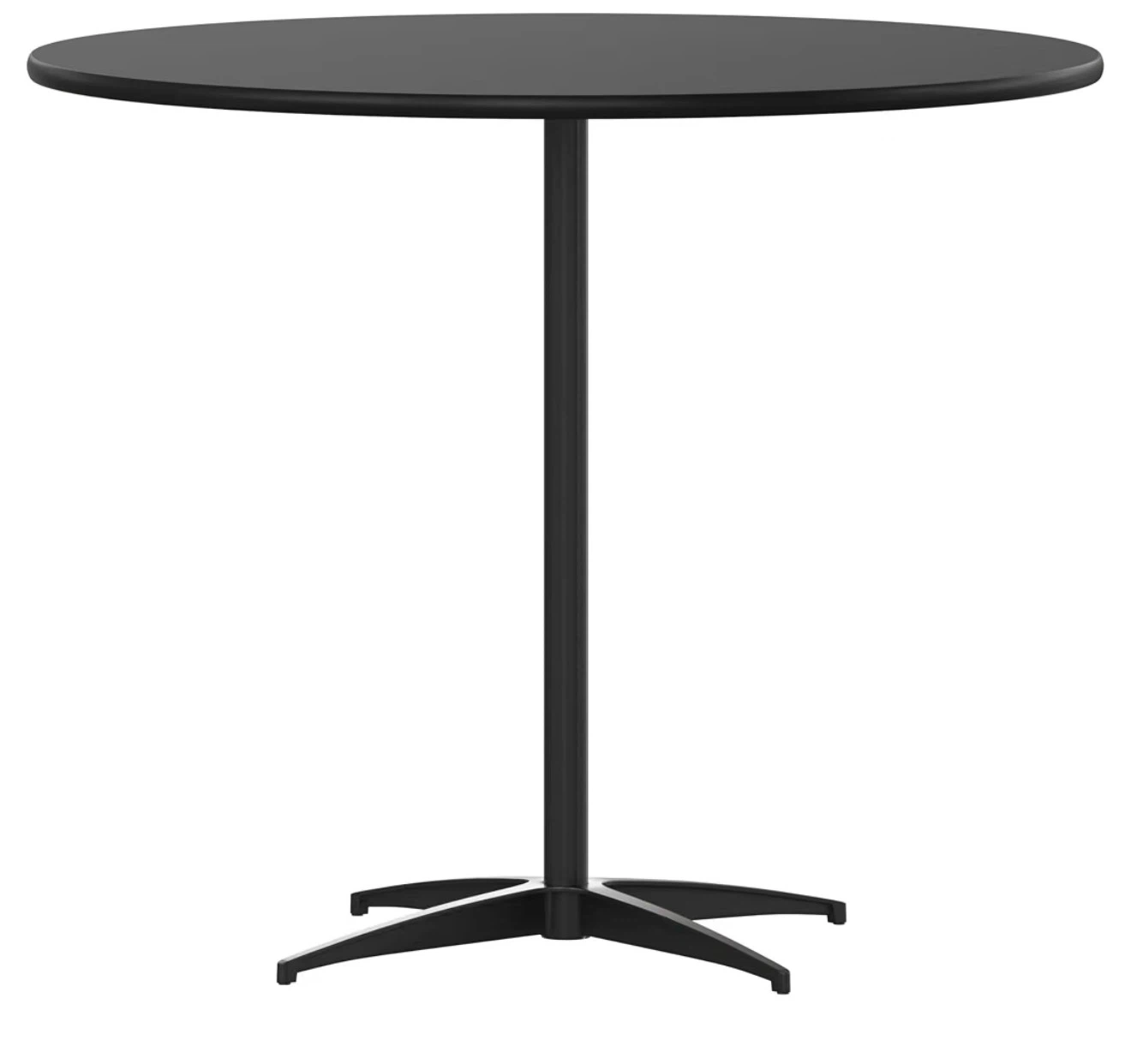 Black Round Bistro Coffee Table