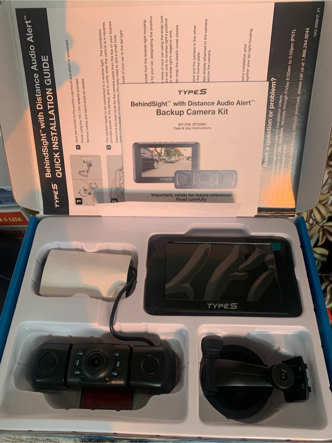 TYPE-S BehindSight Backup Camera Kit with Distance Audio Alert - photo 5