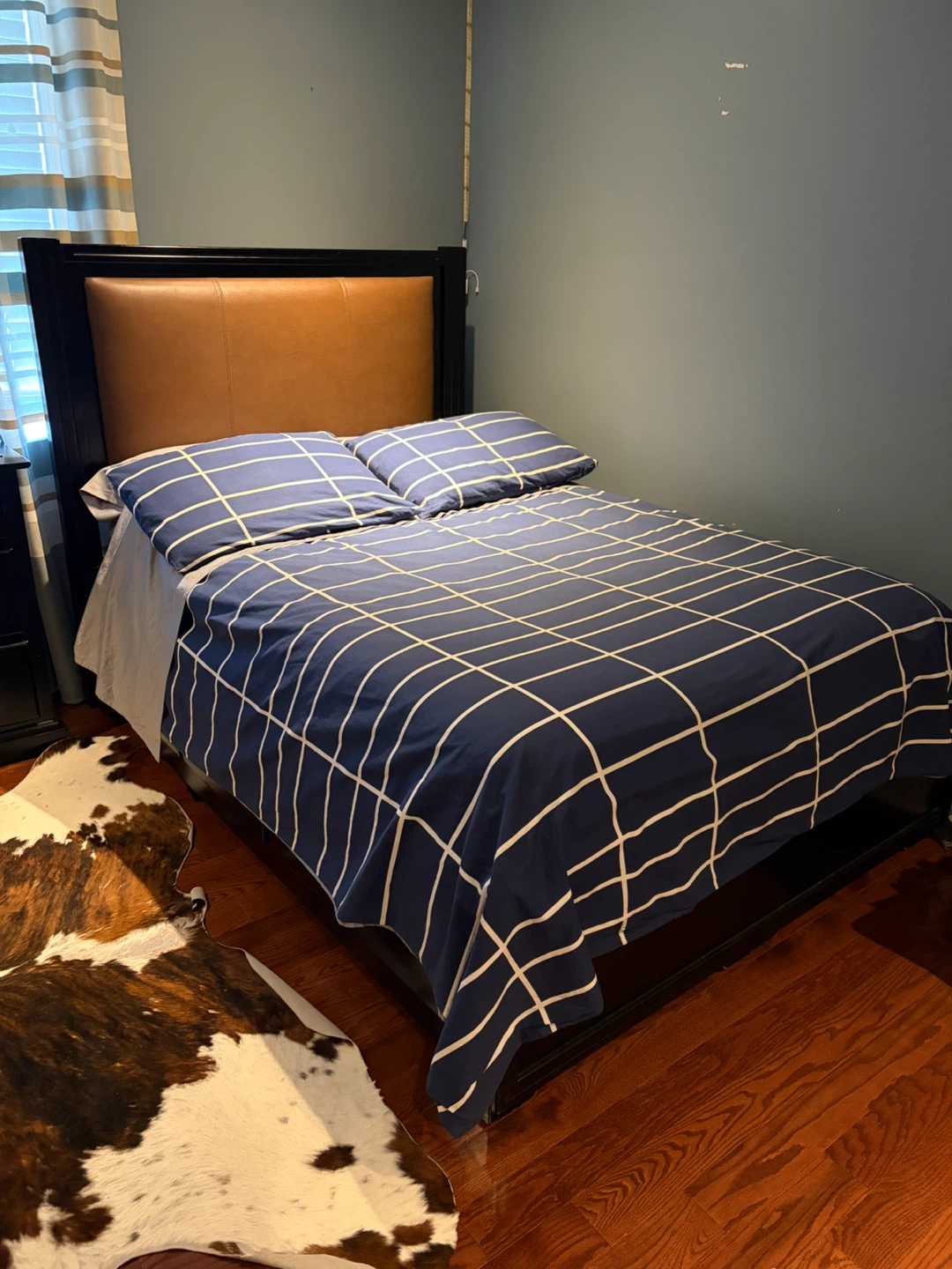 Mattress - Double Storage Bed Frame, Brown Upholstered Headboard - photo 2