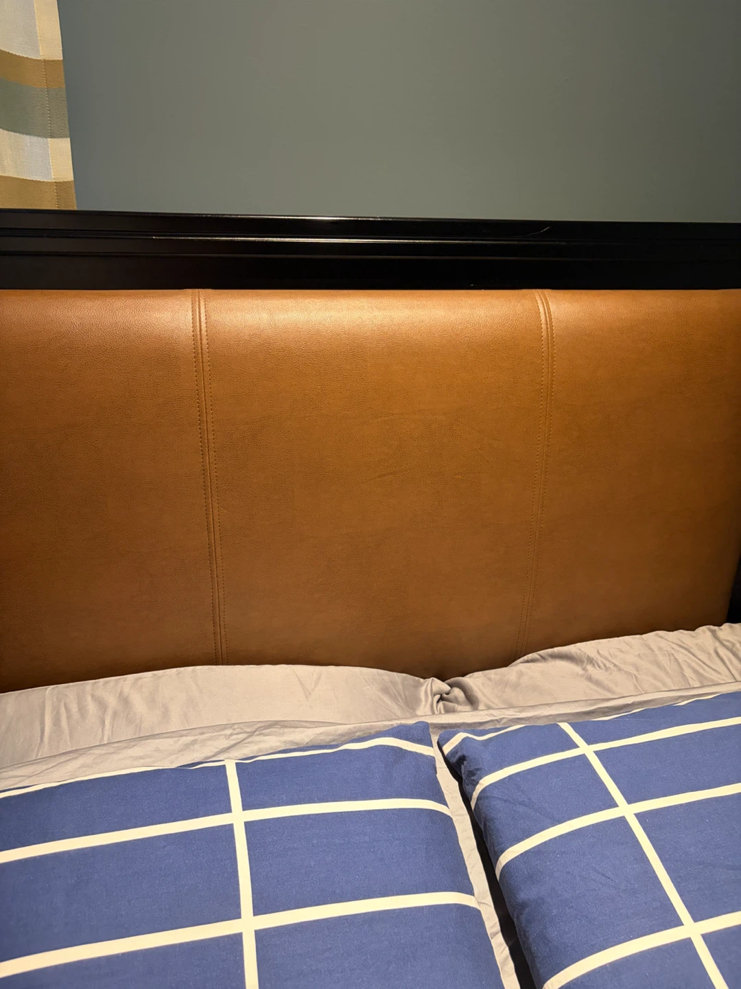 Mattress - Double Storage Bed Frame, Brown Upholstered Headboard - photo 3