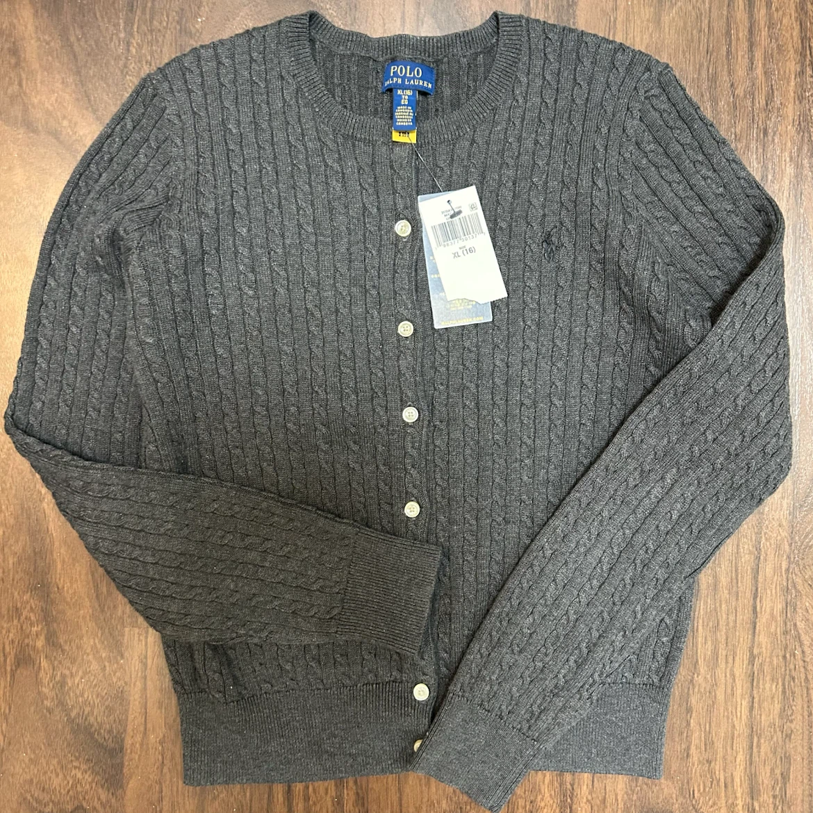 Polo Ralph Lauren Kids Cable Knit Cardigan - XL