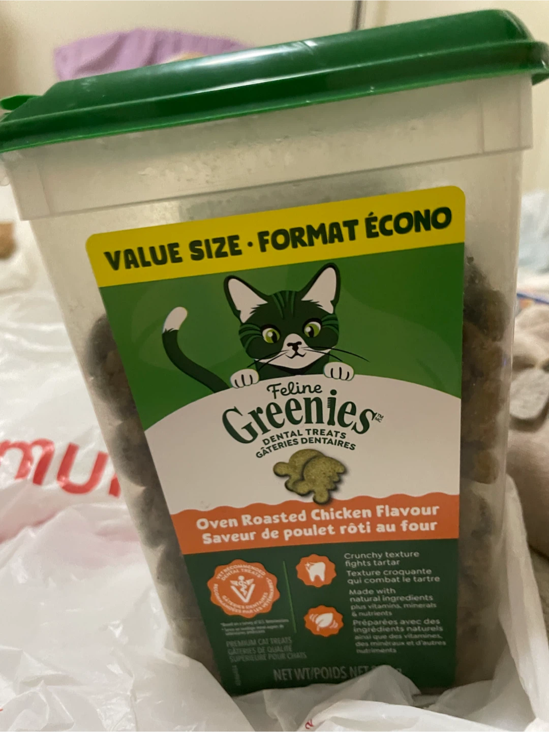 Value size feline greenies