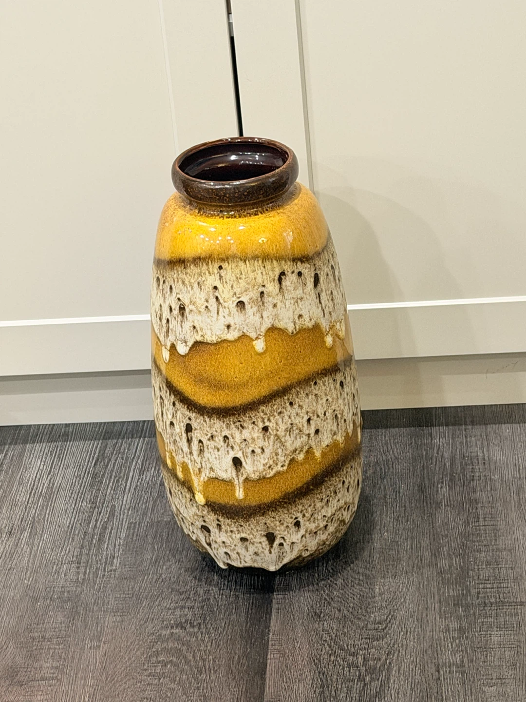 West German Pottery Vase - Mid-Century Retro - photo 4