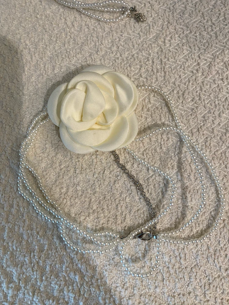 Pearl Flower Choker Necklaces x2 New Jewelry Fashion - photo 3