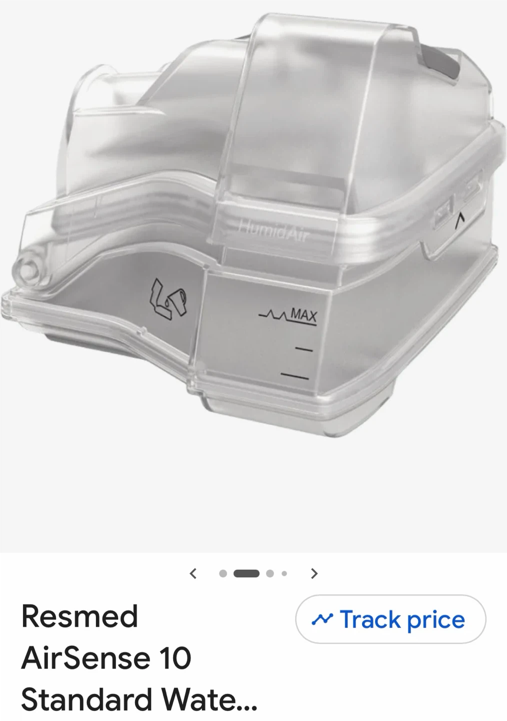 Resmed AirSense 10 Standard Water Chamber