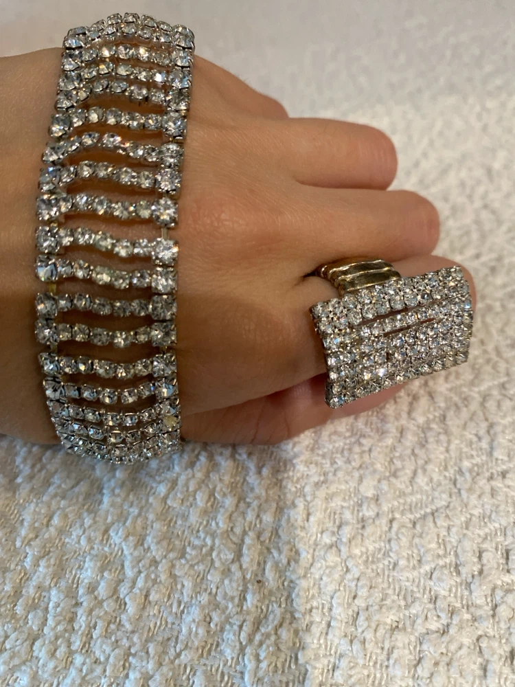 Rings and bracelet costume jewelry various - photo 4