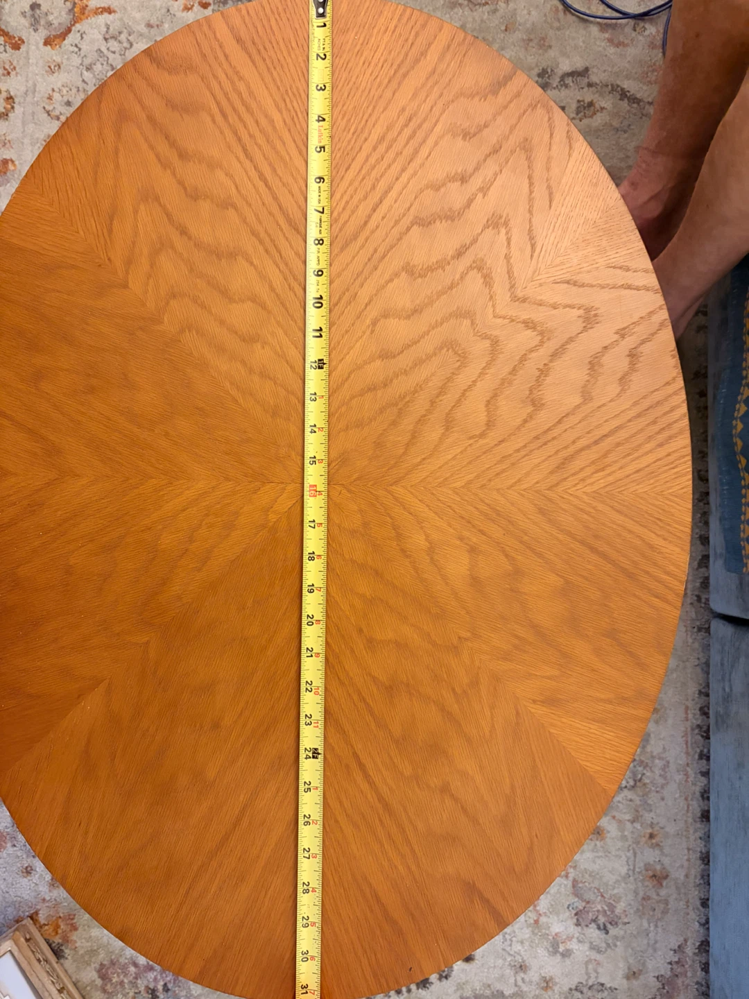 Oval Coffee Table with Lower Shelf - photo 3