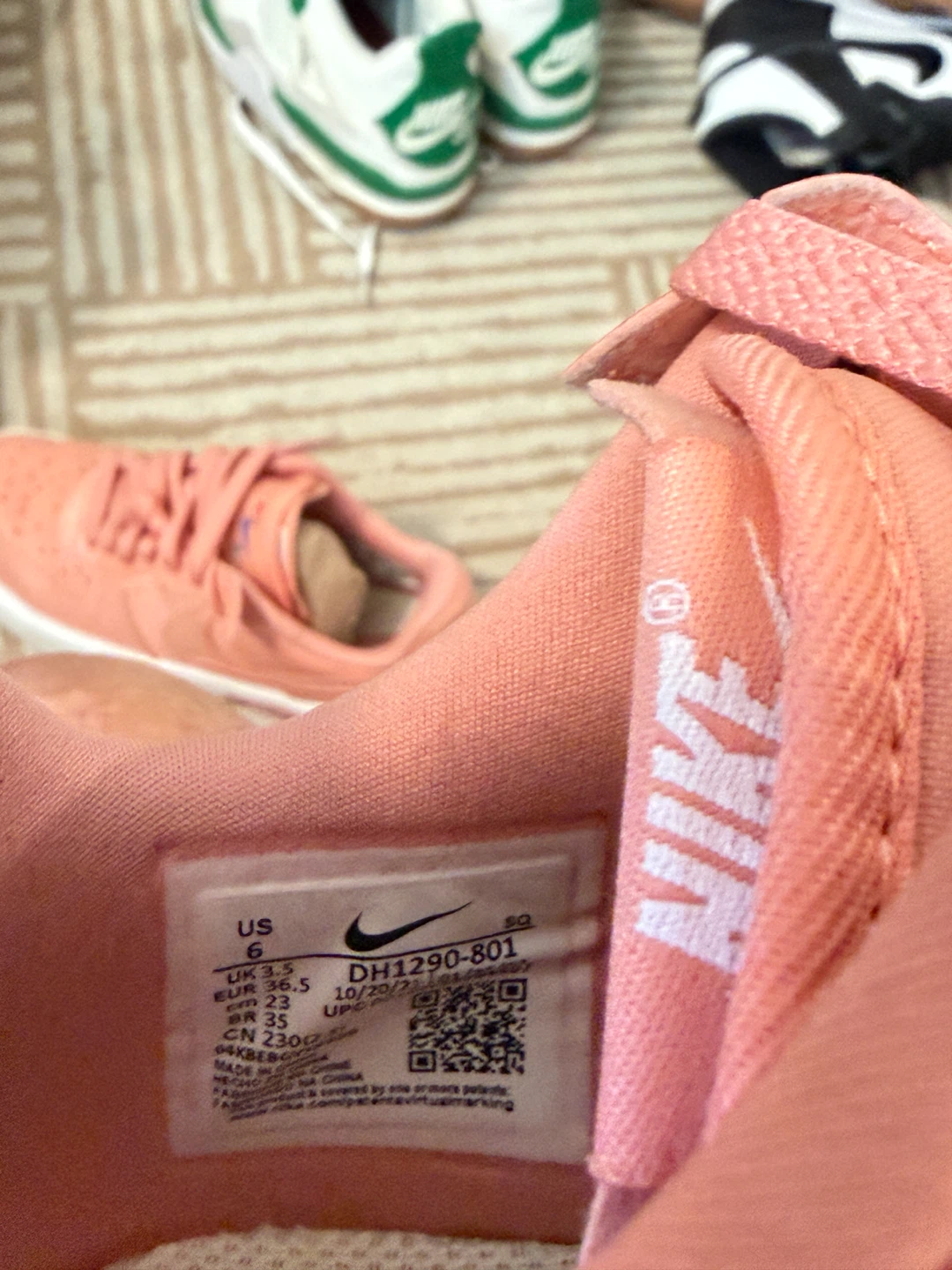 Nike Air Force 1 '07 Coral / Peach Women's US 6 - photo 2