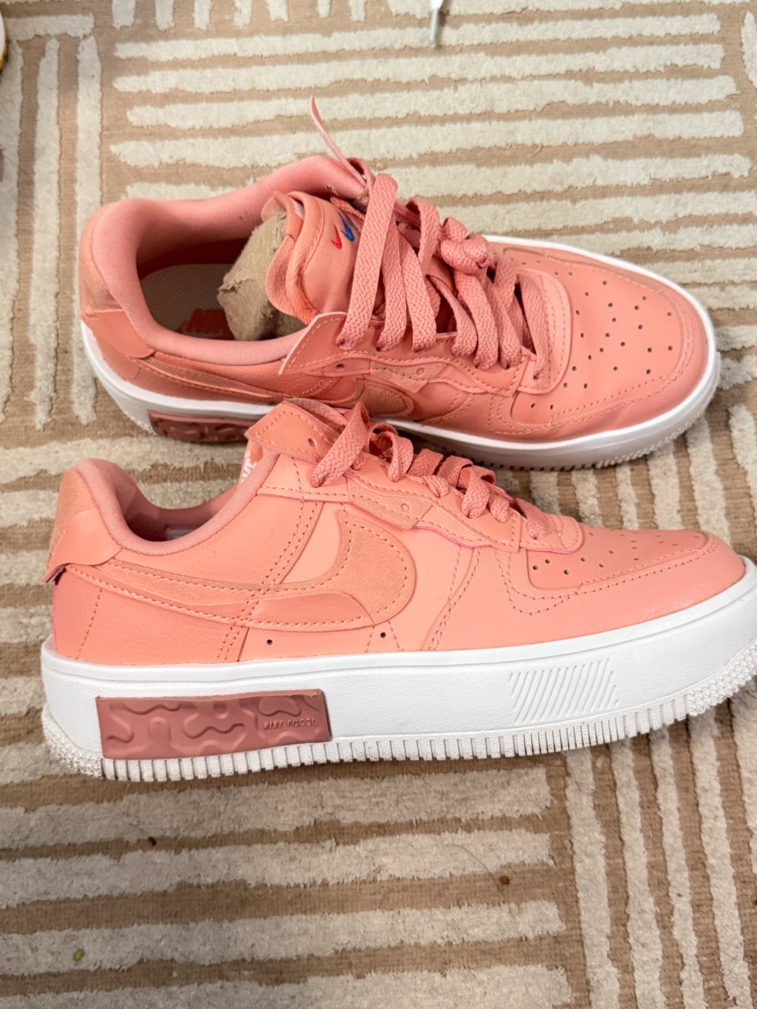 Nike Air Force 1 '07 Coral / Peach Women's US 6 - photo 4
