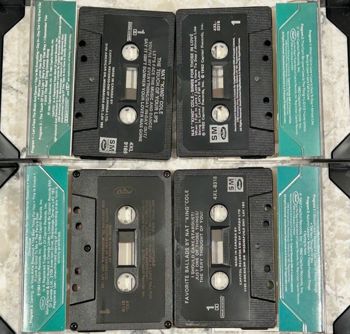 Nat King Cole Cassette Tapes - Lot of 4 - photo 3