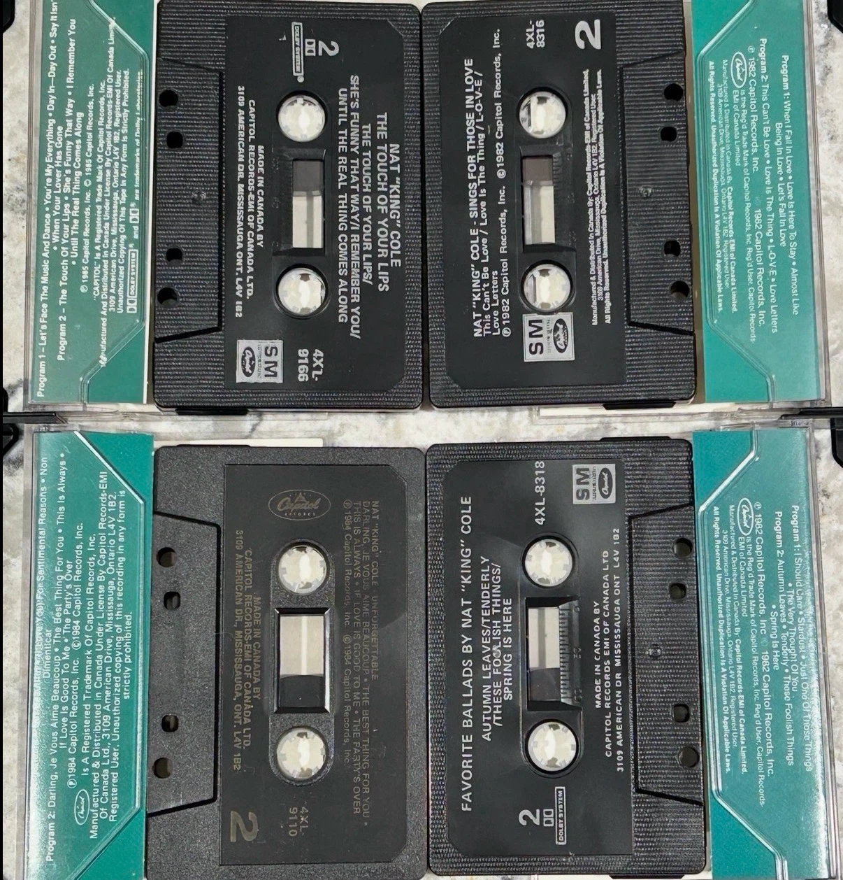 Nat King Cole Cassette Tapes - Lot of 4 - photo 4