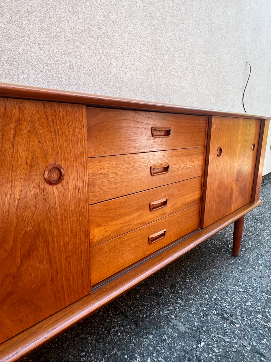 MCM Teak Credenza / Sideboard - photo 4