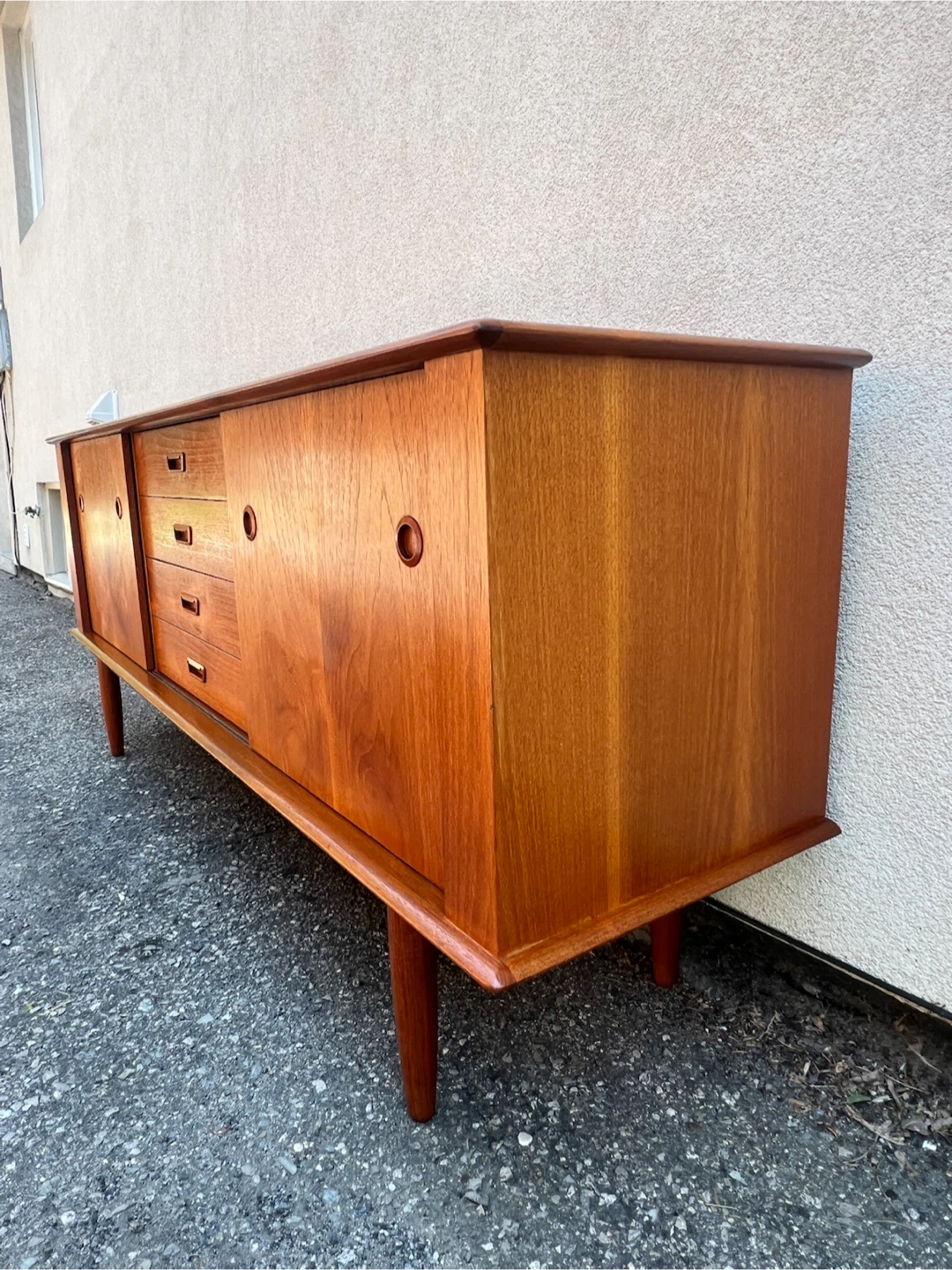 MCM Teak Credenza / Sideboard - photo 5