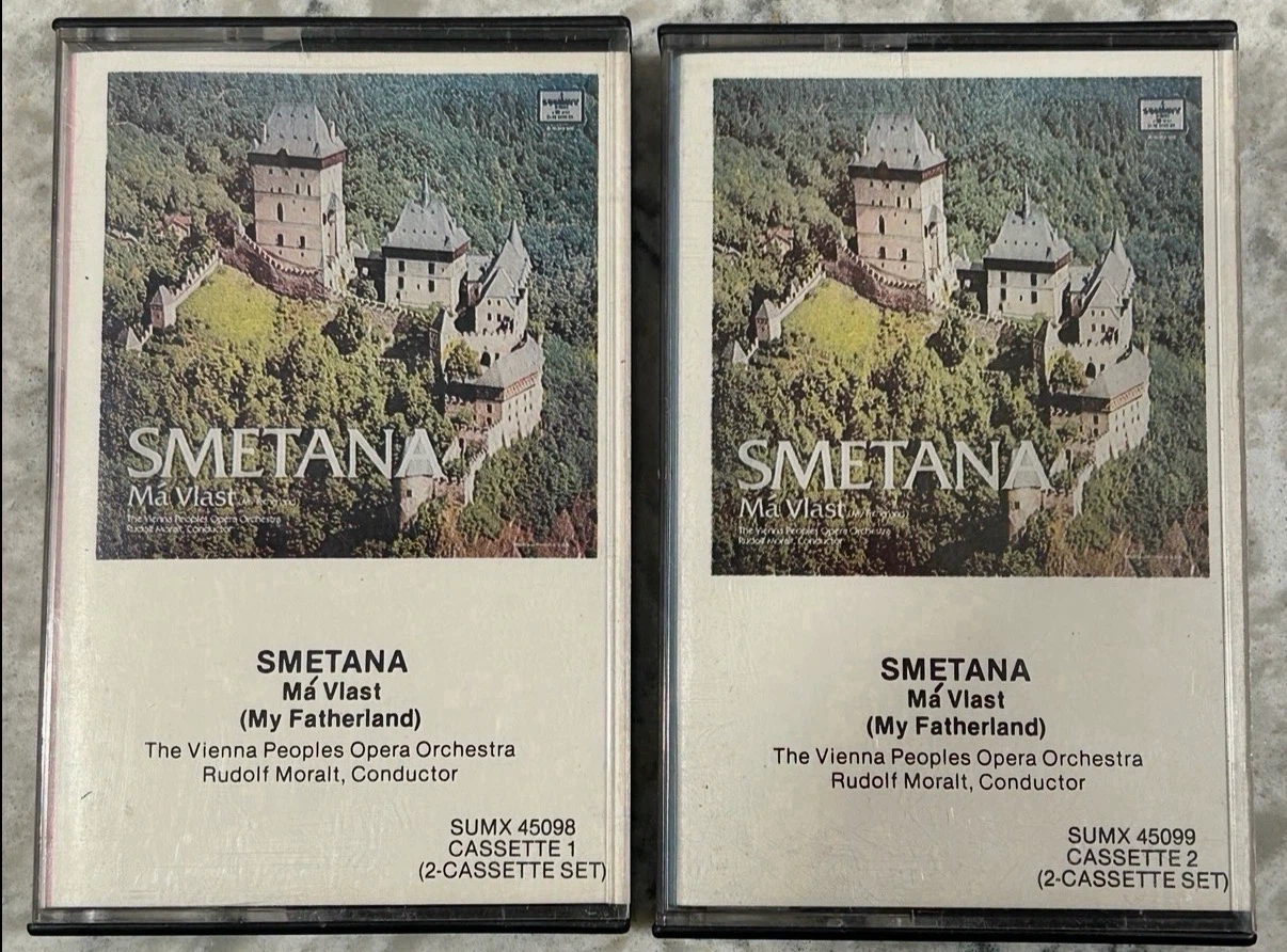 Smetana Má Vlast (My Fatherland) Cassette Tapes Set
