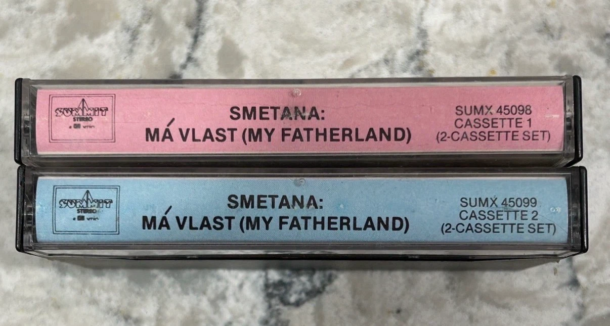 Smetana Má Vlast (My Fatherland) Cassette Tapes Set - photo 2