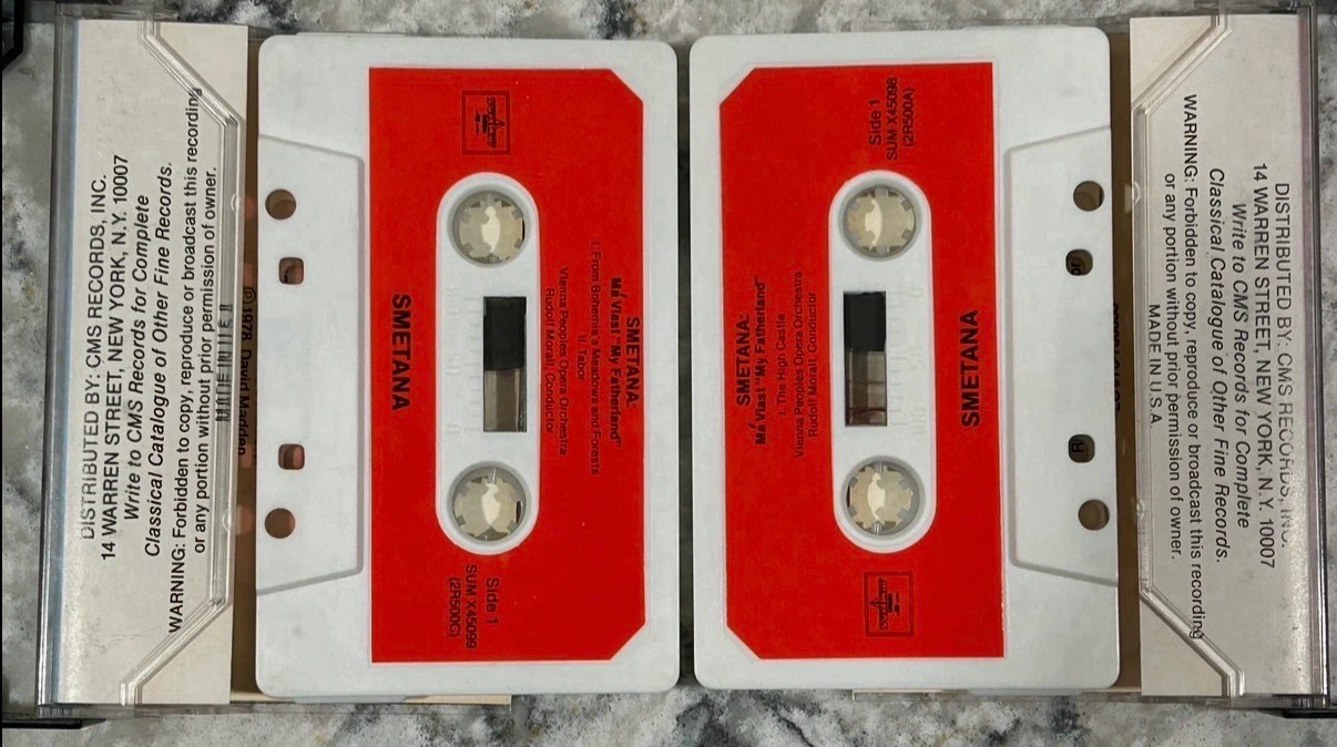 Smetana Má Vlast (My Fatherland) Cassette Tapes Set - photo 3