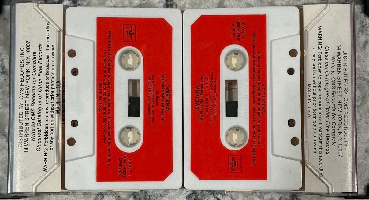 Smetana Má Vlast (My Fatherland) Cassette Tapes Set - photo 4