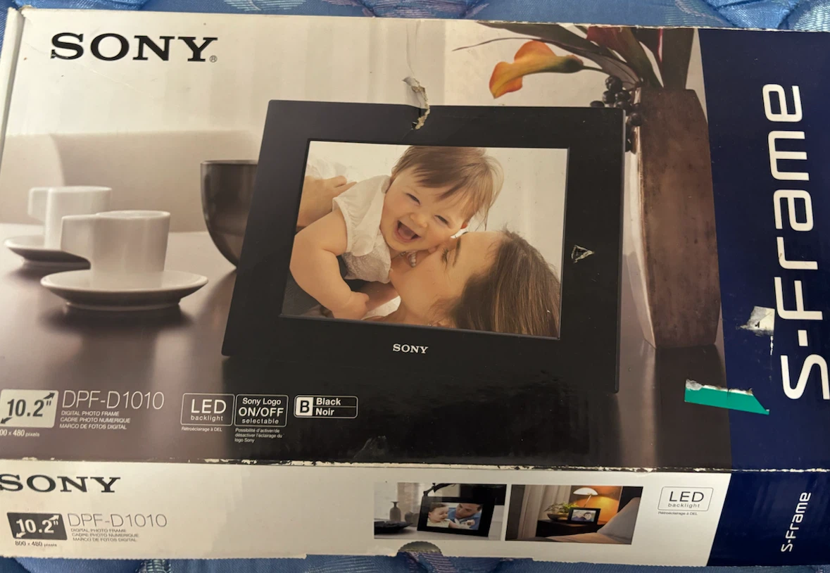 Sony S-Frame 10.2" Digital Photo Frame DPF-D1010