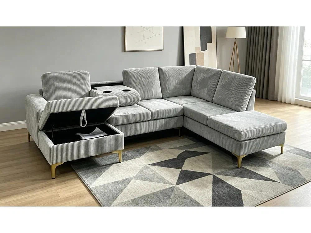 Sectional Sofa with Storage Ottoman! FREE DELIVERY 🚚