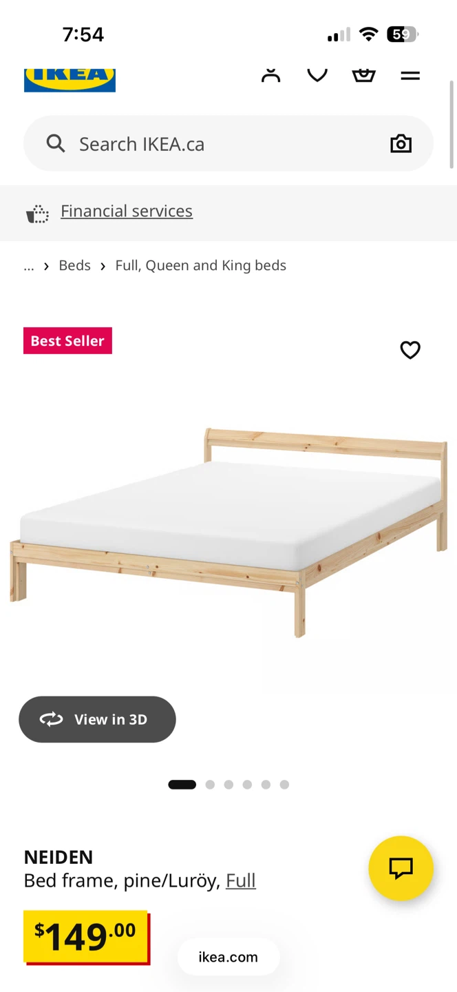 IKEA Bed Frame - double