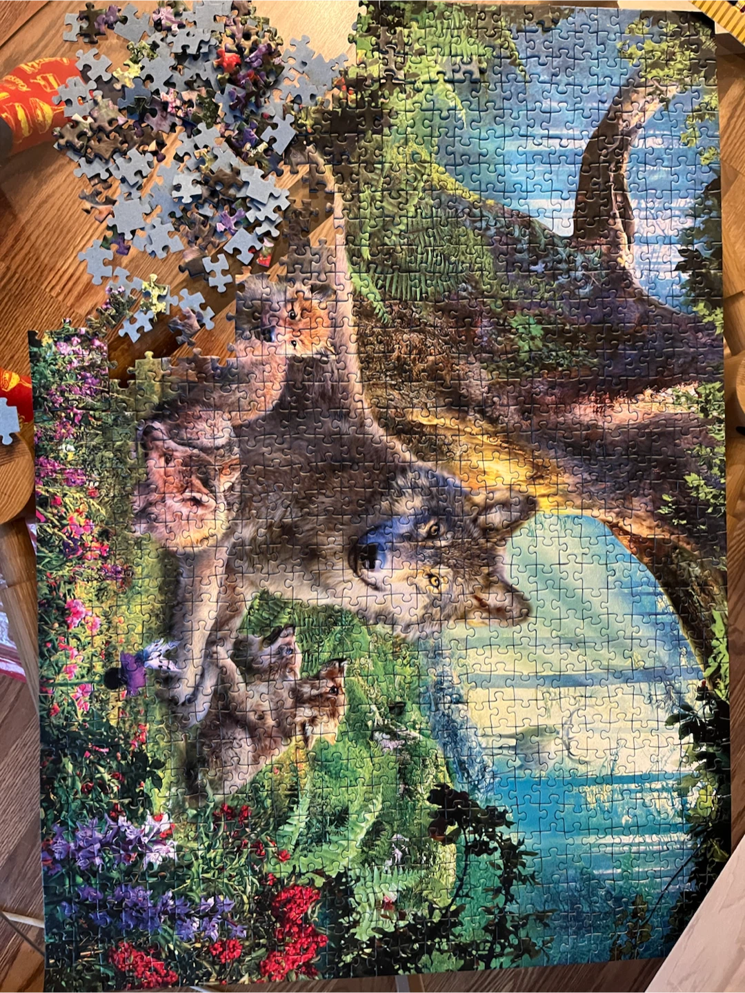 Ravensburger 1000 Piece Wolf Family Puzzle - photo 2