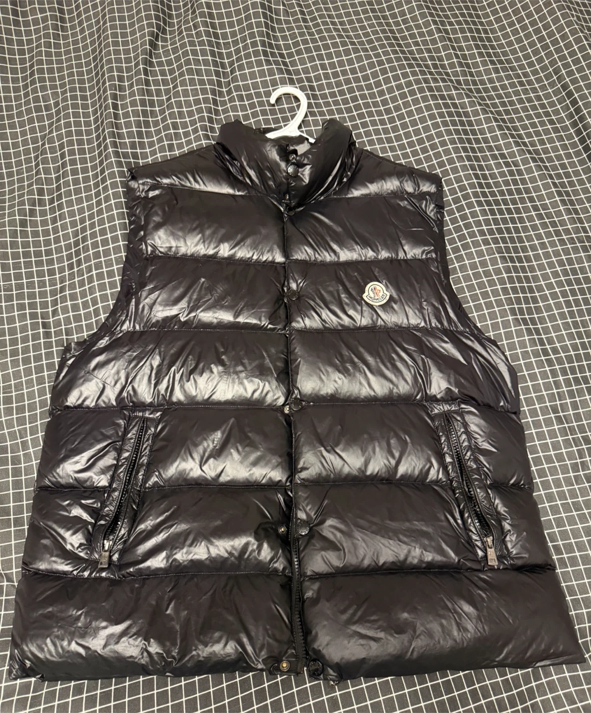 Moncler Black Puffer Vest size 5