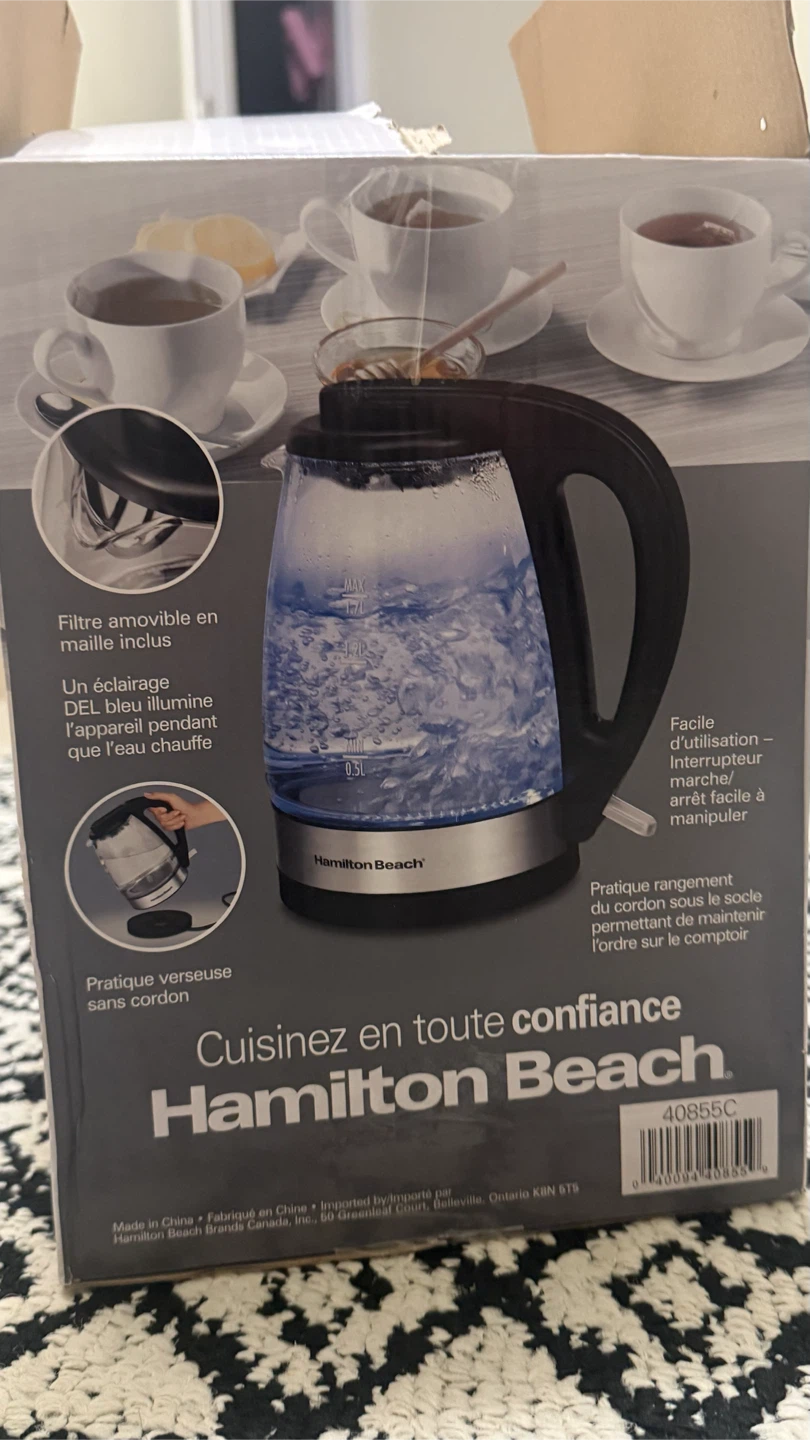 Hamilton Beach Glass Electric Kettle 1.7L - photo 2