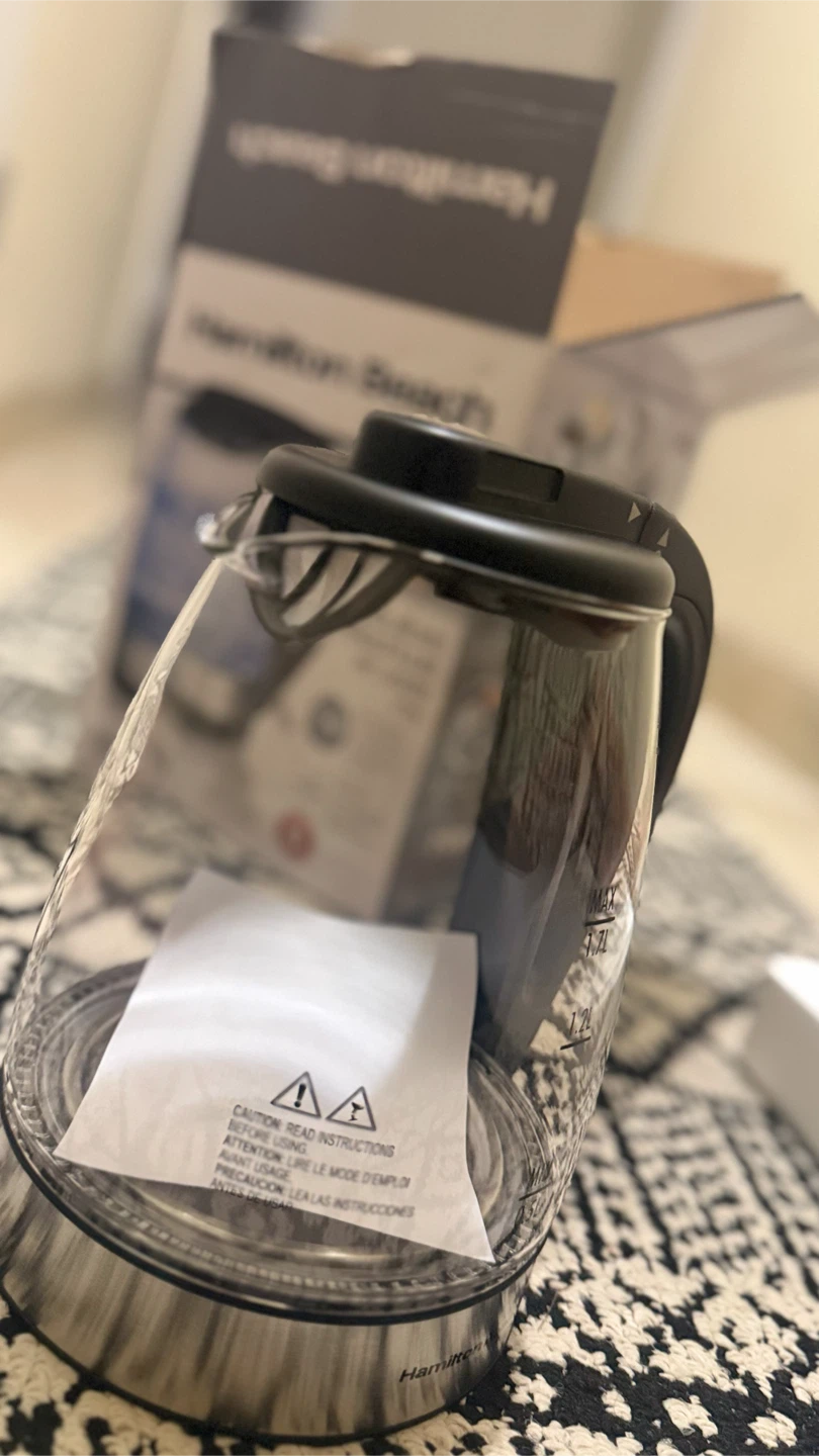 Hamilton Beach Glass Electric Kettle 1.7L - photo 4