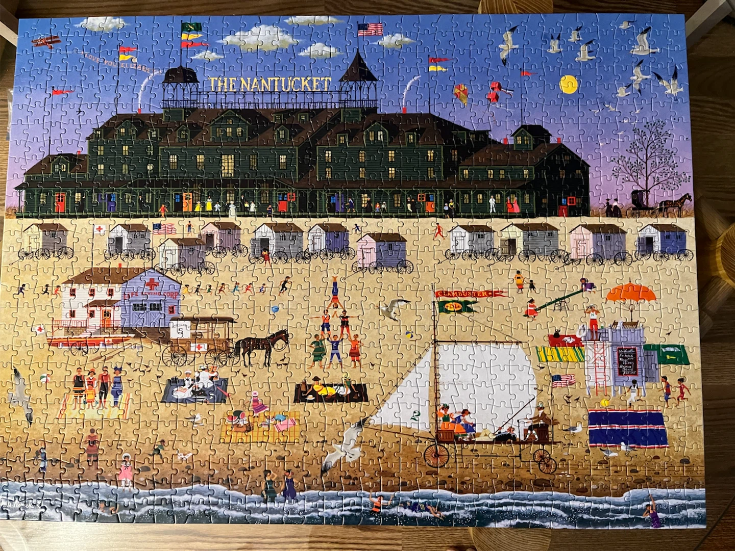 Buffalo Charles Wysocki The Nantucket 1000 Piece Puzzle - photo 2