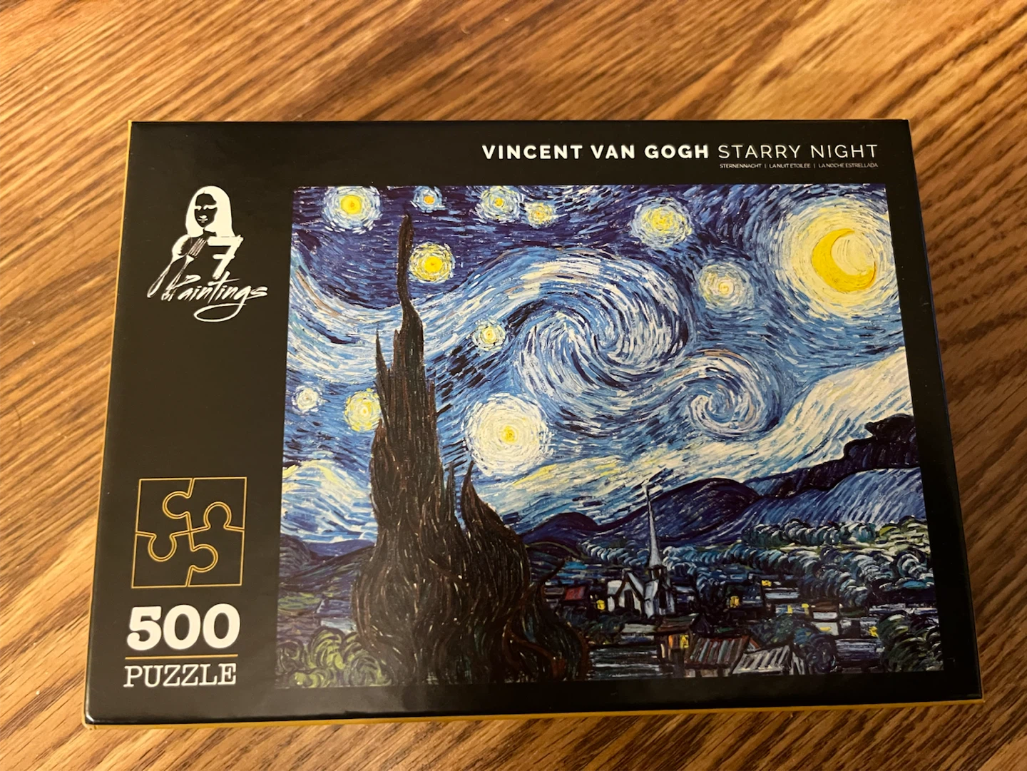 Vincent Van Gogh Starry Night 500 Piece Puzzle