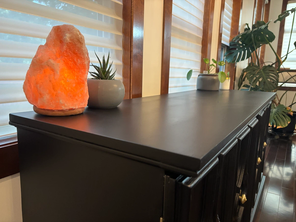 Refinished Vintage Black Credenza / Sideboard - photo 4