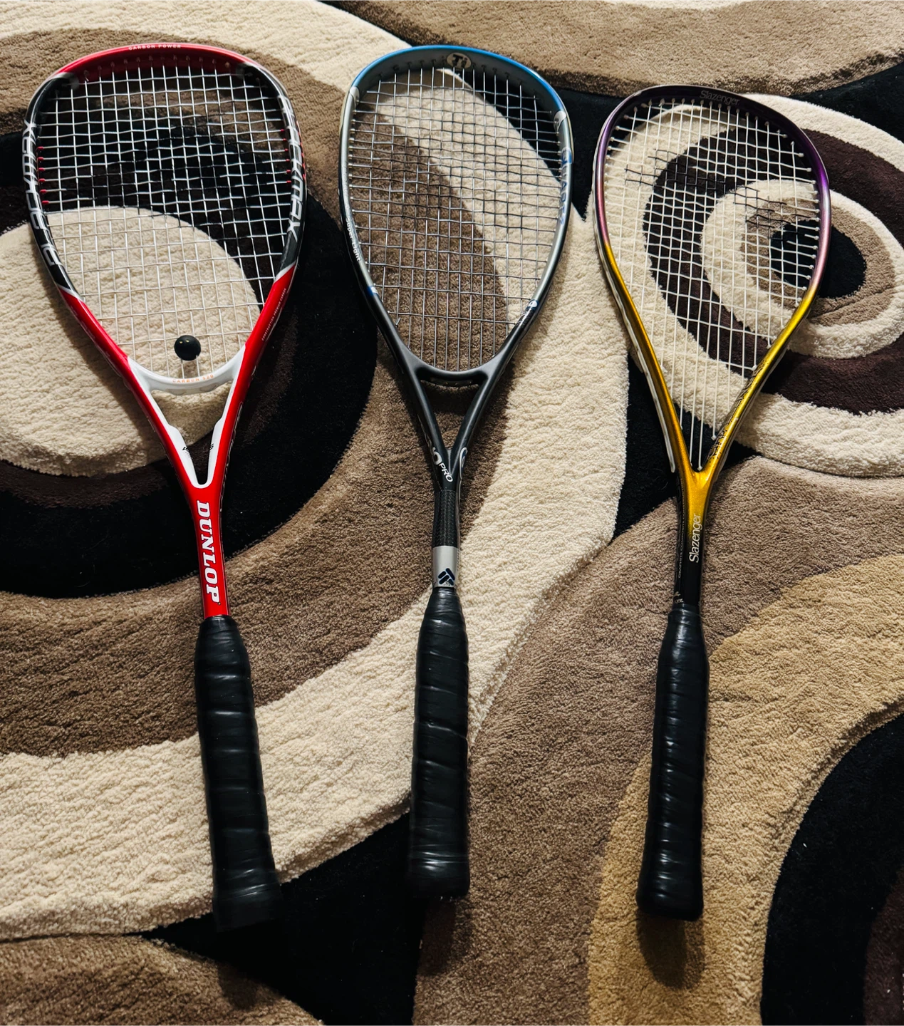 3 Racquets - Dunlop, Yonnex, Slazenger ($65/ EACH)