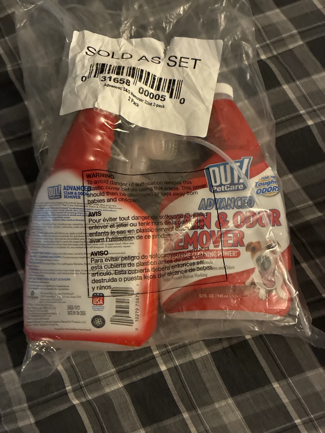 Out! Pet Care Advanced Stain & Odor Remover 2-Pack