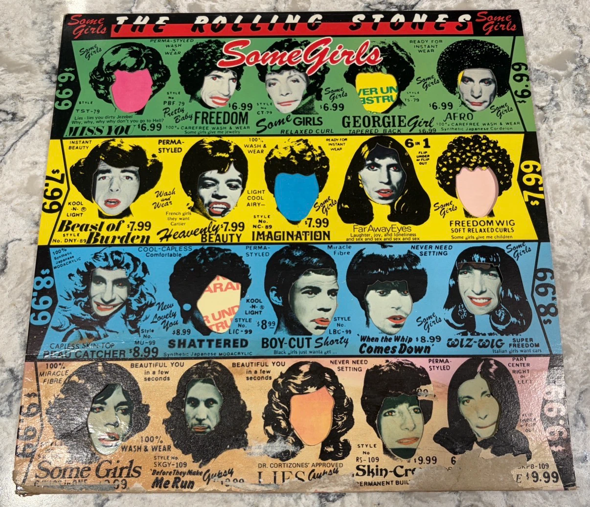 Rolling Stones Some Girls Canadian Record COC 39108 Q 2nd Copy