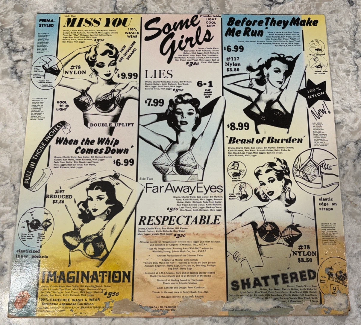 Rolling Stones Some Girls Canadian Record COC 39108 Q 2nd Copy - photo 2