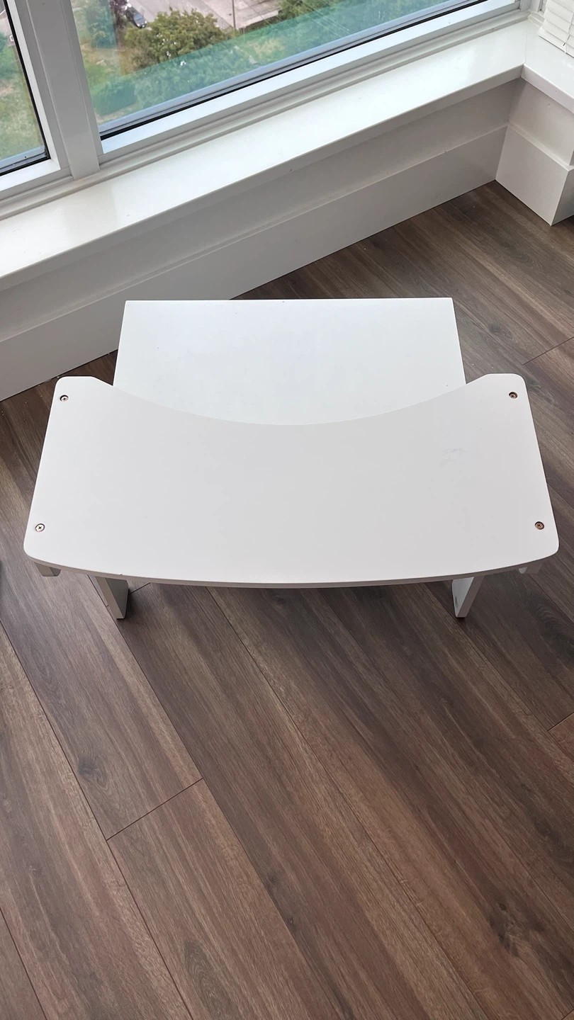 White Kids desk/bench