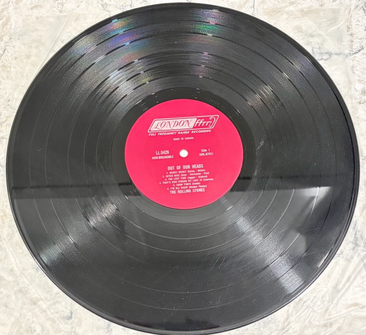 Rolling Stones – Out of Our Heads 1965 Canadian Record (LL-3429) - photo 3