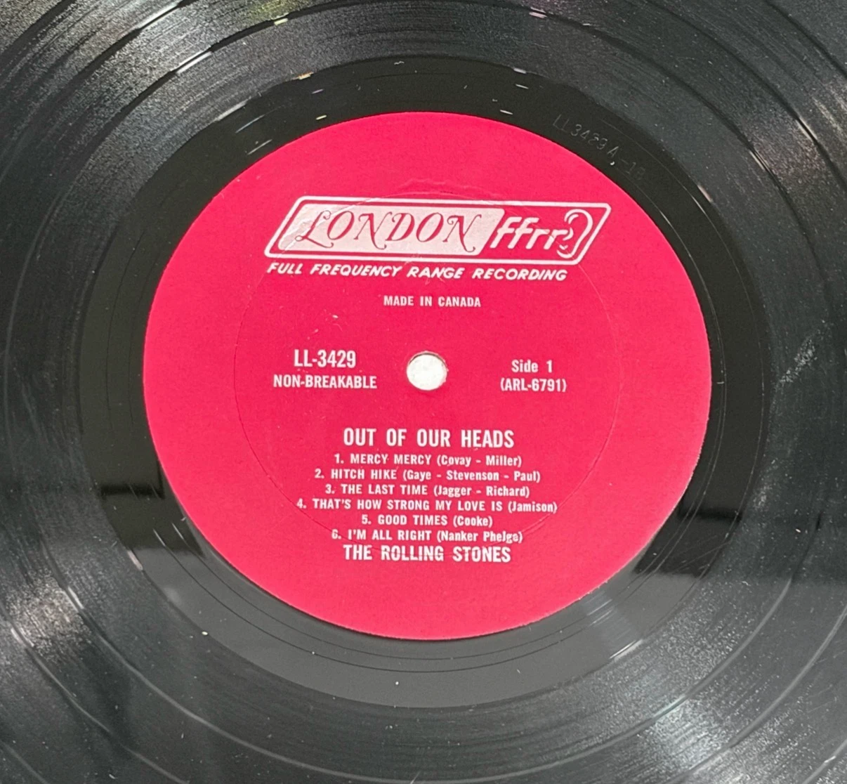 Rolling Stones – Out of Our Heads 1965 Canadian Record (LL-3429) - photo 5