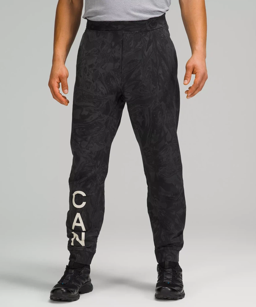 Lululemon Canada Joggers - Black Swirl Pattern