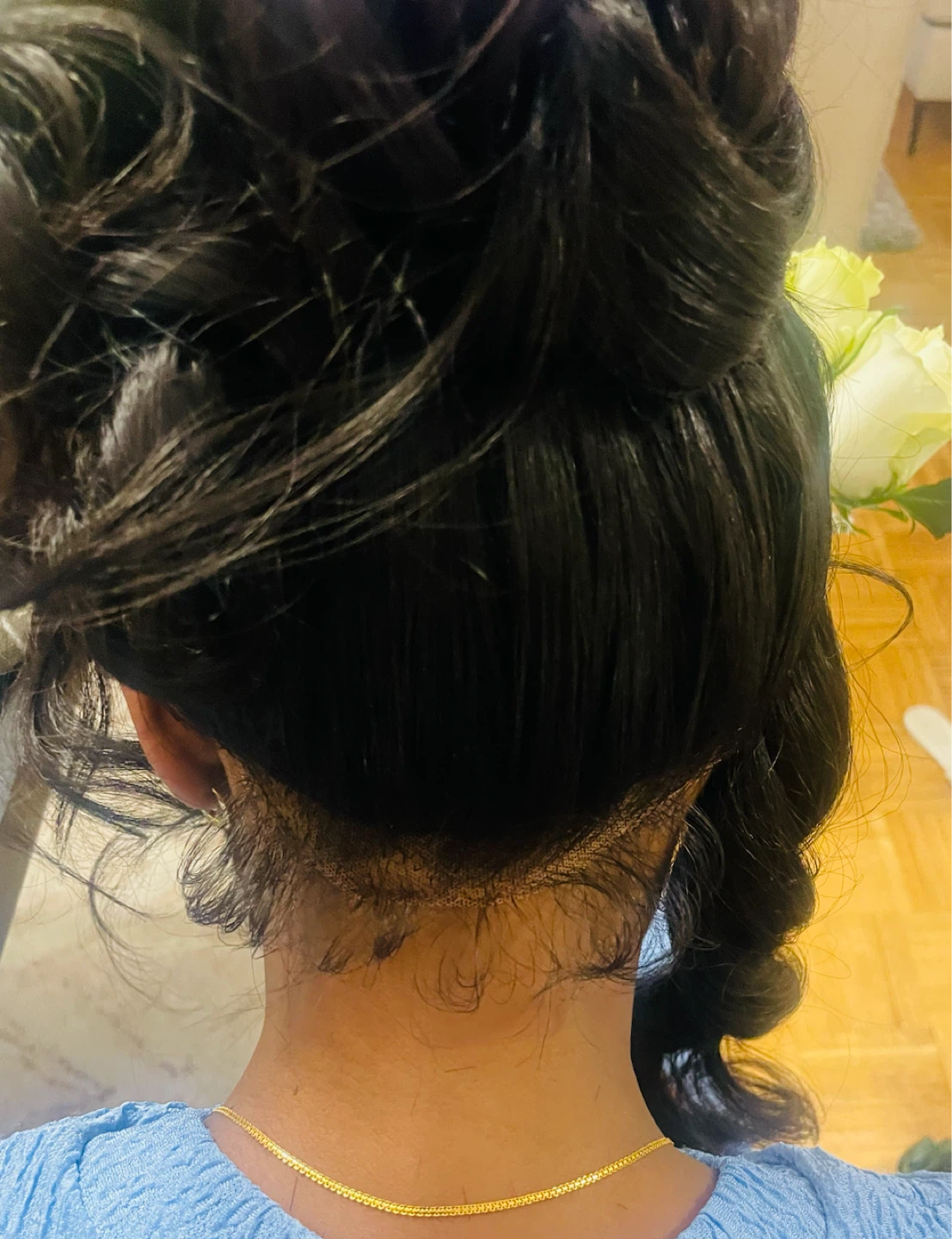 Black Wavy Lace Front Wig