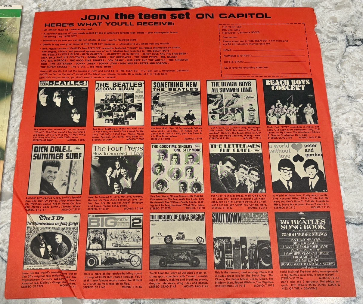 Nat King Cole – L-O-V-E 1965 Original Capitol(ST-2195) Record - photo 3