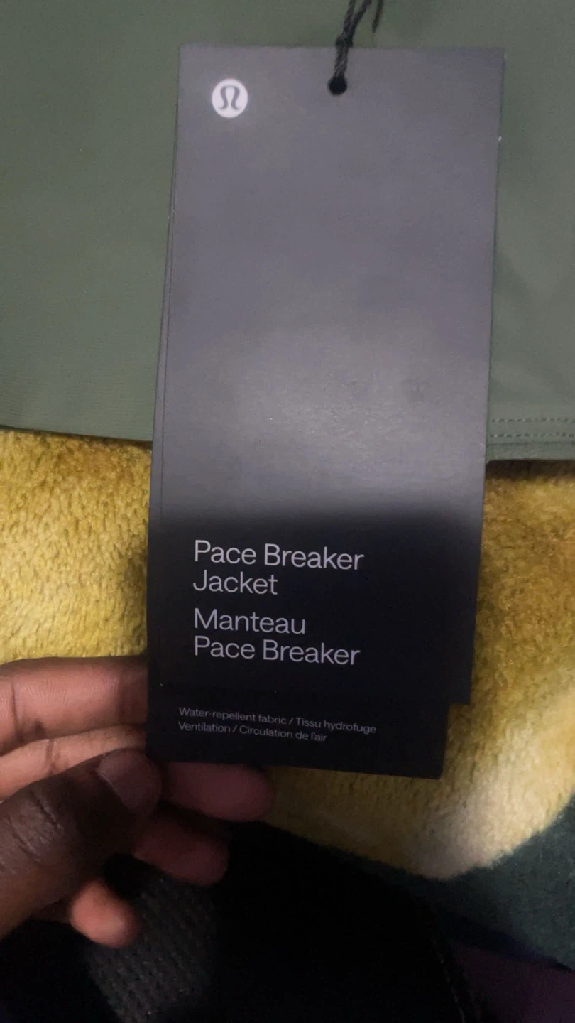Lululemon Pace Breaker Jacket - Olive Green - photo 4