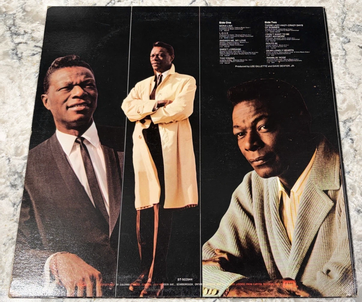 Nat King Cole Best of Nat King Cole Record 🇨🇦 Press ST 5029 44 Q - photo 2