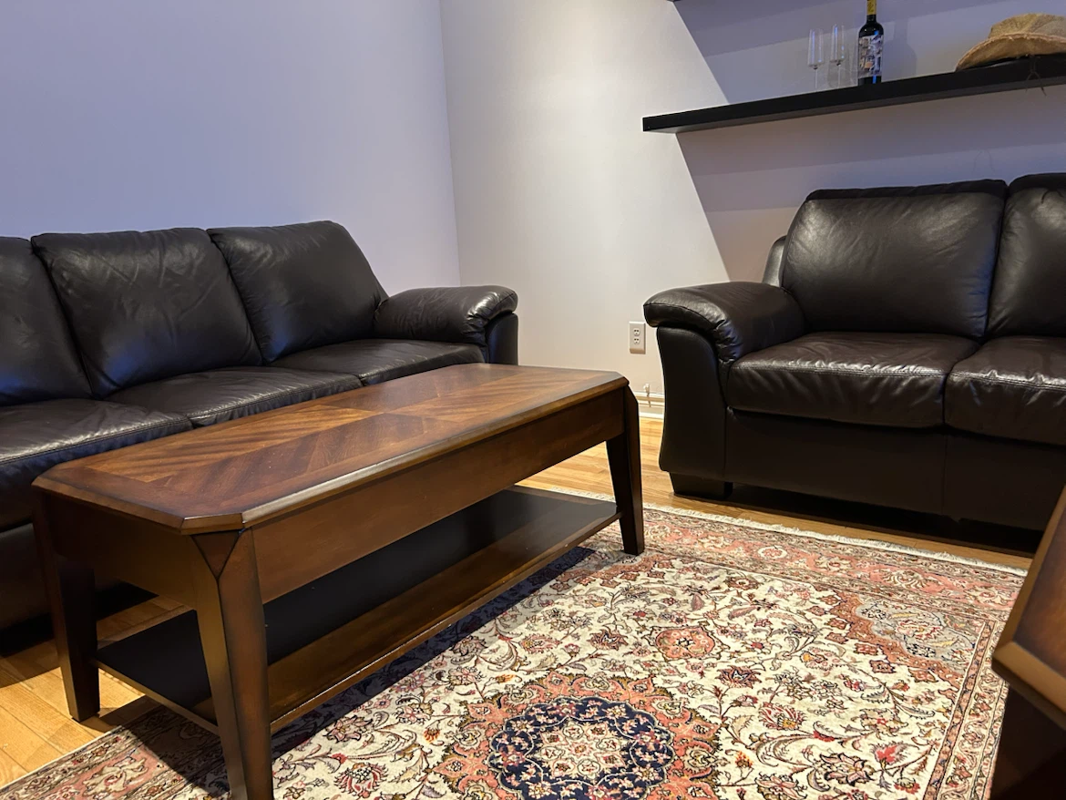 leather sofa and love seat from Leon’s Furniture - photo 3