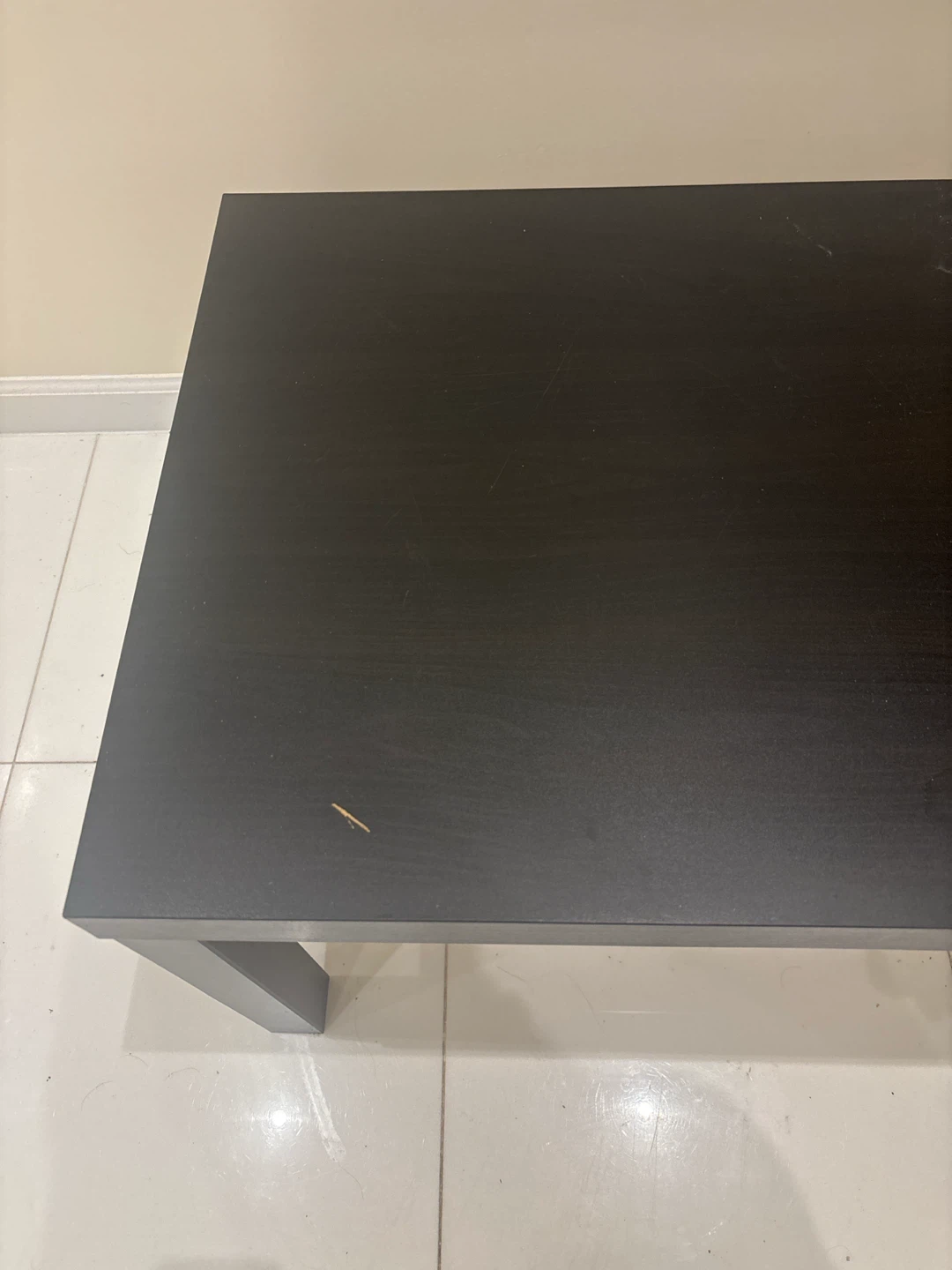 Black TV Stand with Shelf - photo 2