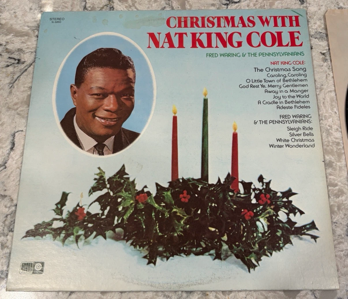 Christmas W/ Nat King Cole & Fred Waring Record SL-6883