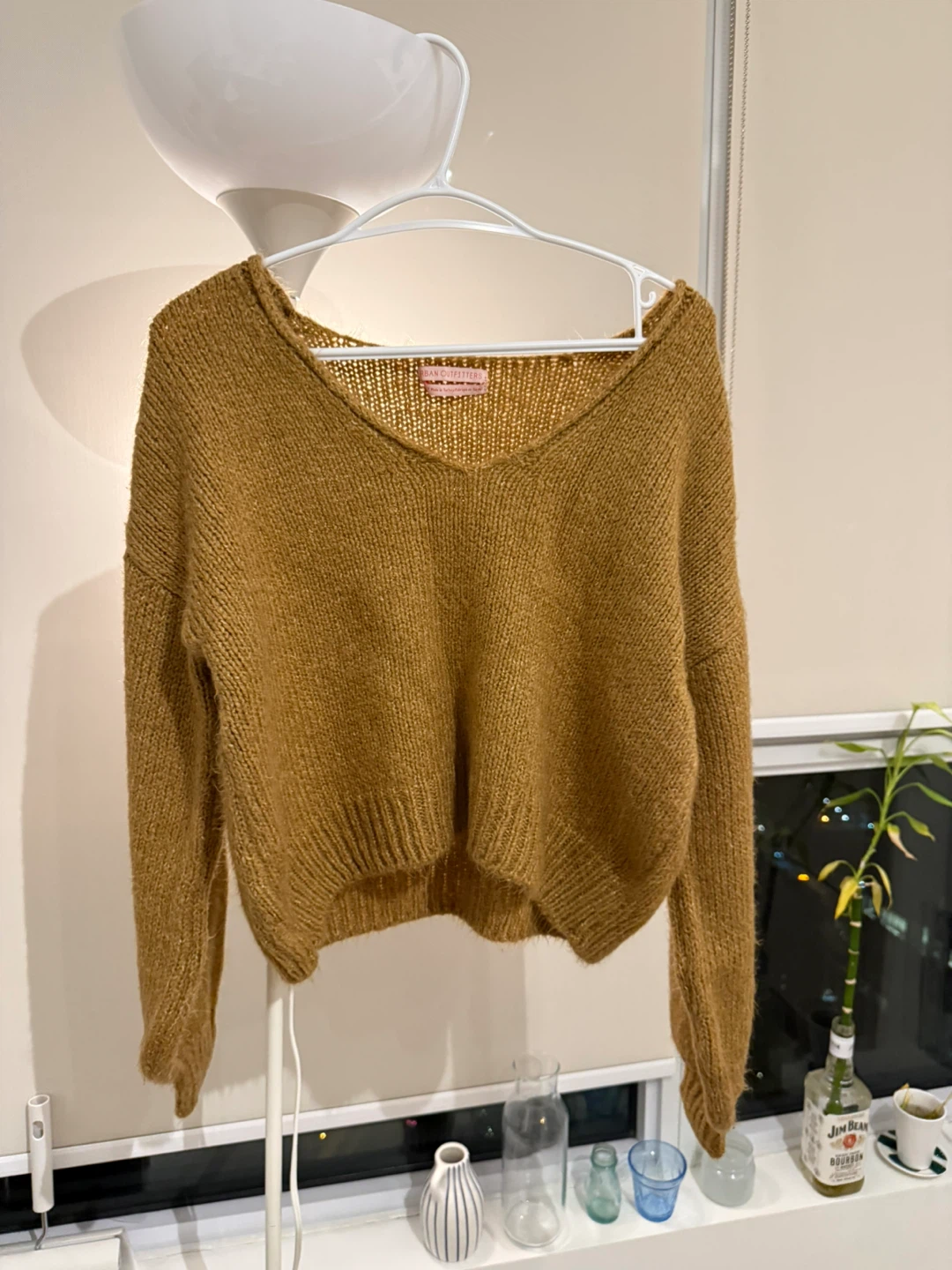 Urban Outfitters Mustard Yellow Knit Sweater