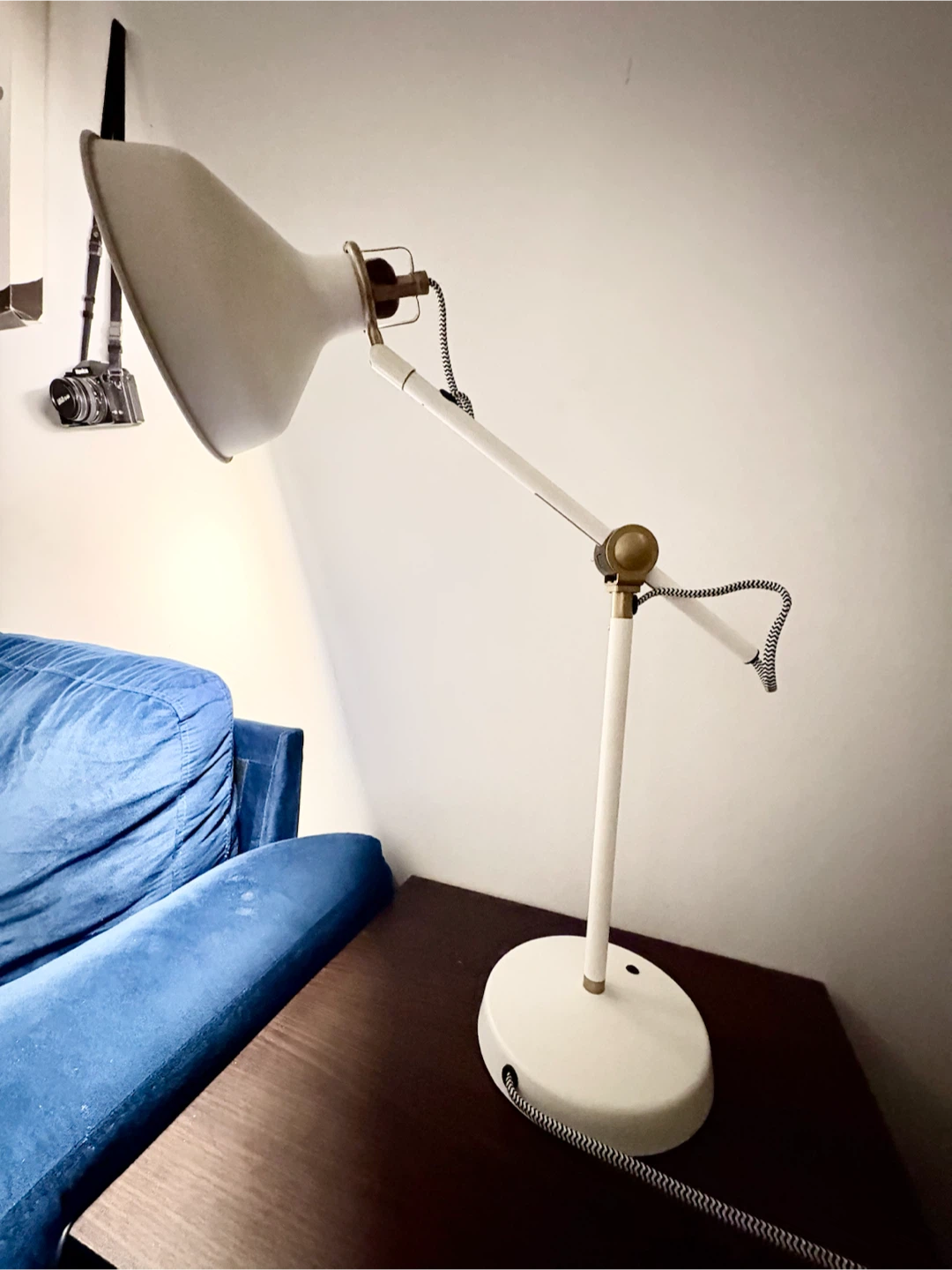 IKEA White Desk Adjustable Lamp
