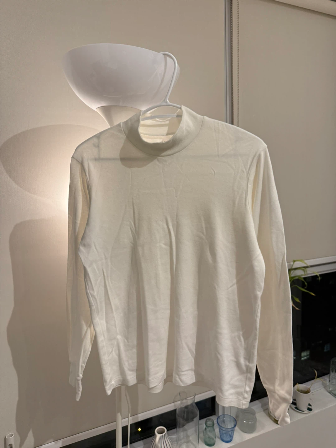UNIQLO Mock Neck Long Sleeve Shirt